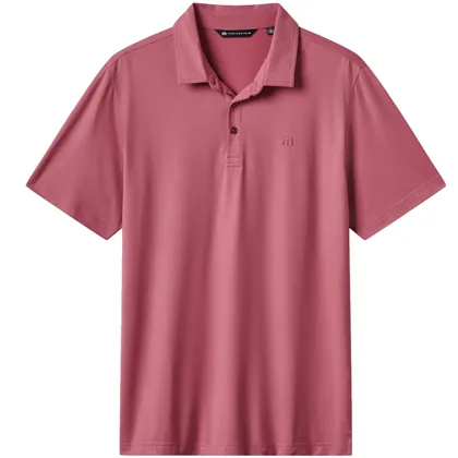 TRAVISMATHEW 2026 FEATHERWEIGHT PERFORMANCE GOLF POLO SHIRT - ROSE WINE