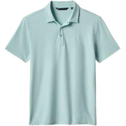 TRAVISMATHEW 2026 THE HEATER GOLF POLO SHIRT - EGGSHELL BLUE