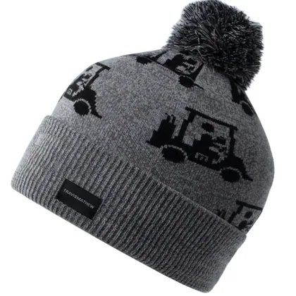 TRAVISMATHEW SWINGLES POM POM GOLF BEANIE - HEATHER GREY