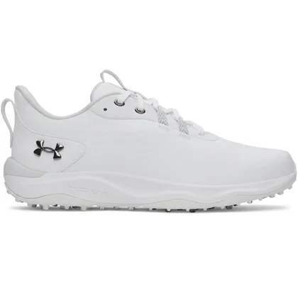 UNDER ARMOUR 2026 DRIVE PRO CLONE SL GOLF SHOES - WHITE / METALLIC SILVER +FREE GIFT
