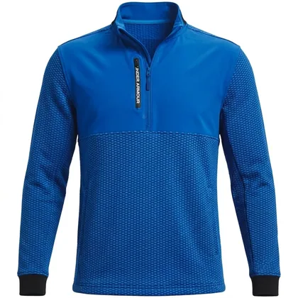 UNDER ARMOUR 2026 DRIVE PRO HYBRID 1/2 ZIP GOLF SWEATER – AEGEAN BLUE