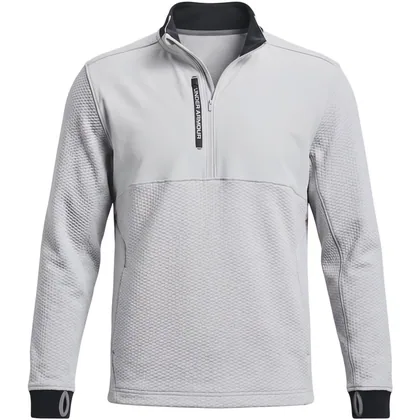 UNDER ARMOUR 2026 DRIVE PRO HYBRID 1/2 ZIP GOLF SWEATER – HALO GREY