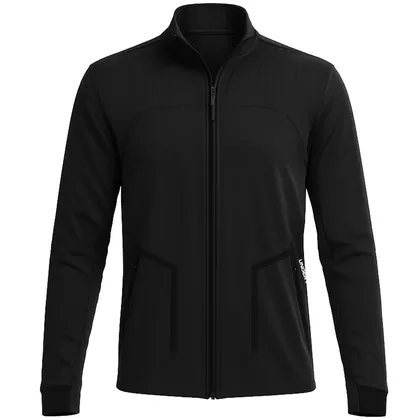 UNDER ARMOUR 2026 DRIVE PRO HYBRID FULL ZIP GOLF SWEATER – BLACK