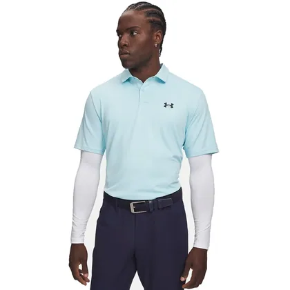 UNDER ARMOUR 2026 MATCHPLAY GOLF POLO SHIRT - OPAL BLUE / ACADEMY