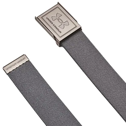 UNDER ARMOUR 2026 STRETCH WEBBING GOLF BELT - CASTLEROCK / SILVER