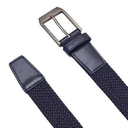 UNDER ARMOUR 2026 UA DRIVE BRAIDED GOLF BELT - MIDNIGHT NAVY