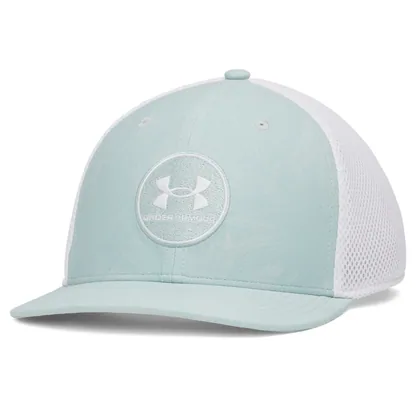 UNDER ARMOUR 2026 UA DRIVE MID GOLF CAP - ENAMEL BLUE / WHITE