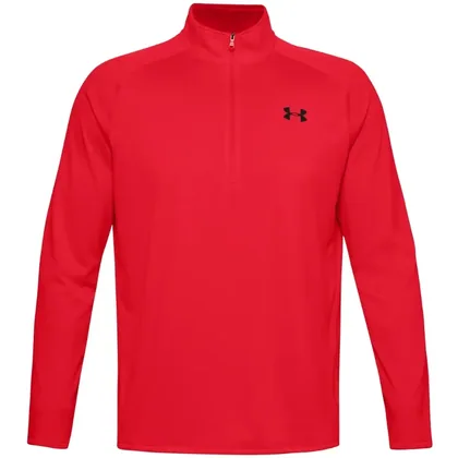 UNDER ARMOUR 2026 UA TECH™ 1/4 ZIP GOLF PULLOVER - RED / BLACK