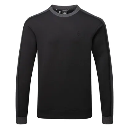 Under Armour Drive Crewneck Golf Sweater Black/Anthracite 6013938-001