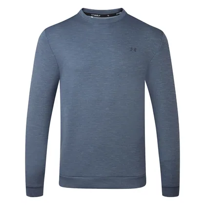Under Armour Drive Crewneck Golf Sweater Downpour Grey/Gravel 1387122-044