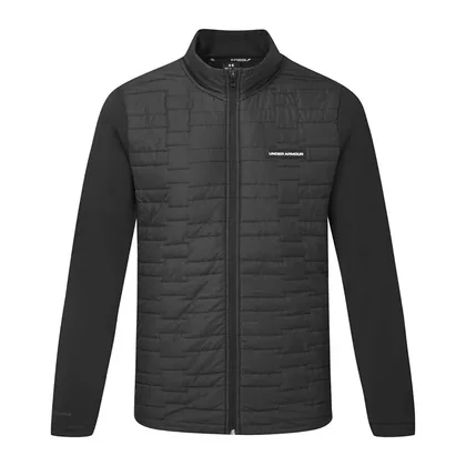 Under Armour Drive Pro Insulated Golf Wind Jacket Black/Metallic Silver 6011061-001