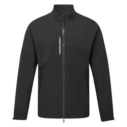 Under Armour Drive Pro Rain Waterproof Golf Jacket Black/White 6013048-001