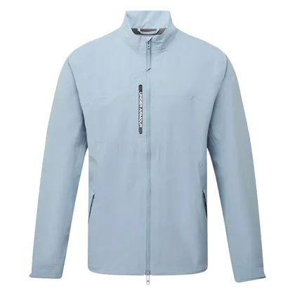 Under Armour Drive Pro Rain Waterproof Golf Jacket Blue Wind/White 6013048-448