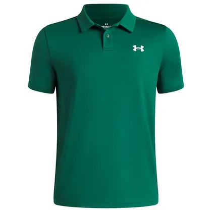 Under Armour Junior Matchplay Golf Polo Shirt Campus Ivy/White 6009816-312