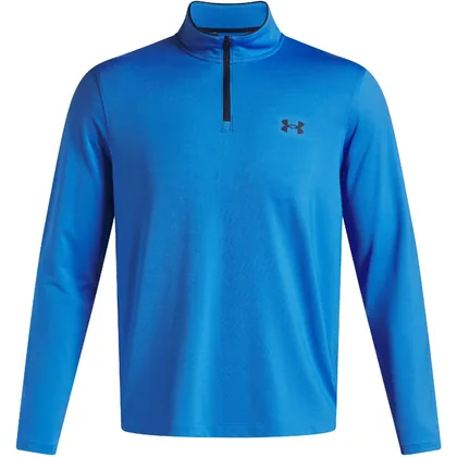 UNDER ARMOUR MATCHPLAY 1/4 ZIP GOLF PULLOVER - BLUE ATLANTIS