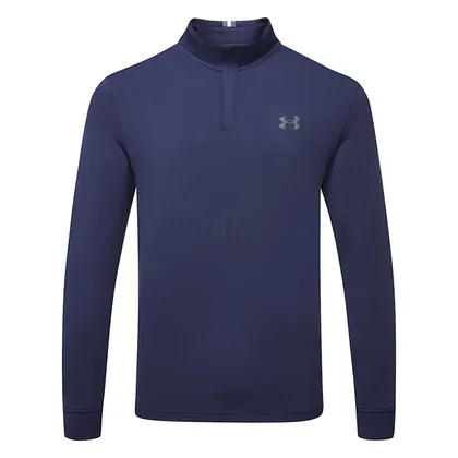 Under Armour Playoff 1/4 Zip Golf Sweater Midnight Navy/Pitch Gray 1370155-410