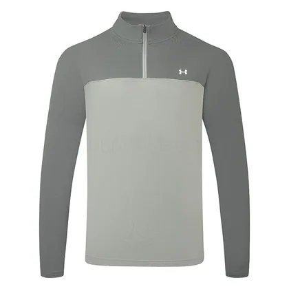 Under Armour T2G 1/4 Zip Golf Sweater Clay Green/Titanium/White 6010129-709