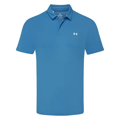 Under Armour T2G Pique Golf Polo Shirt Aegean Blue/White 6012303-430