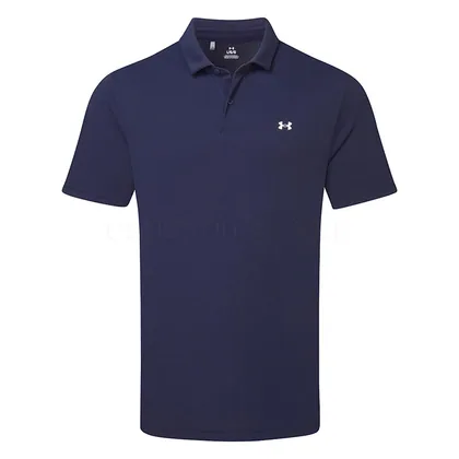 Under Armour T2G Pique Golf Polo Shirt Midnight Navy/White 6012303-410