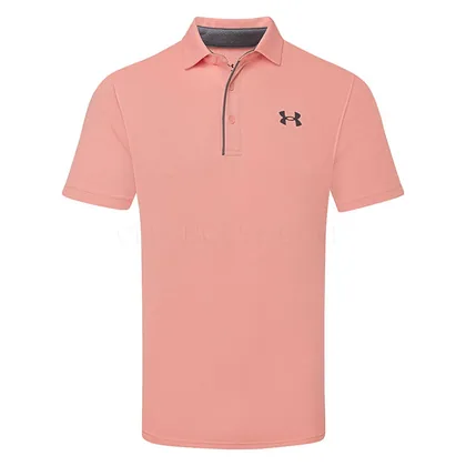 Under Armour Tech Golf Polo Shirt Posh Pink/Pitch Grey 1290140-604