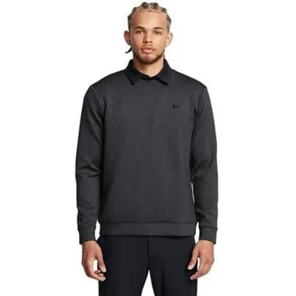 Under Armour UA Drive Midlayer Crew Golf Sweater - Black/Anthracite/Black
