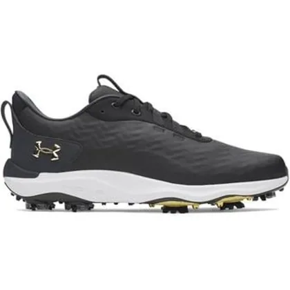 UA Drive Pro Clone Golf Shoes - Black/Anthracite/Gold