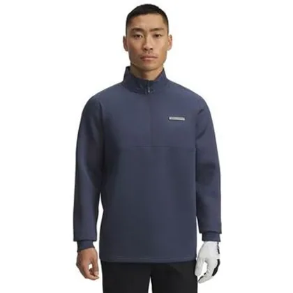 UA Drive Pro Hybrid Golf Top - Downpour Gray/Black