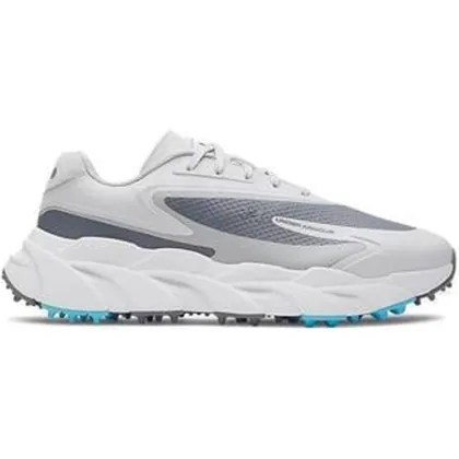 Under Armour UA Halo Hybrid Spikeless Golf Shoes - Halo Grey/Halo Grey/Metallic Black