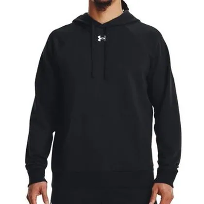 Under Armour UA Rival Golf Fleece Hoodie - Black/White