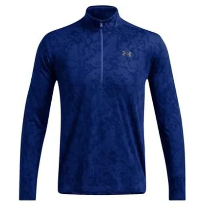 Under Armour UA Tech Vent Geode Zip Golf Top - Blue