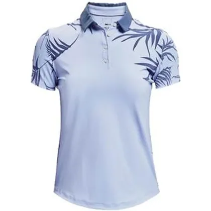 Under Armour Womens Iso-Chill Short Sleeve Golf Polo Shirt - Blue