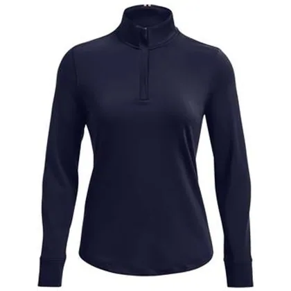 Under Armour Womens Playoff 1/4 Zip Golf Sweater - Midnight Navy