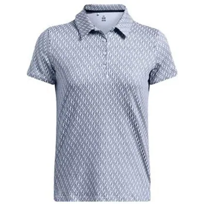 Under Armour Womens Playoff 3.0 Printed Polo - Tech Blue