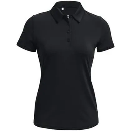Under Armour Womens Playoff Short Sleeve Golf Polo - Black
