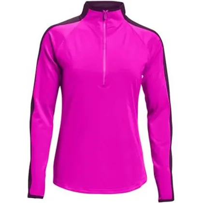 Under Armour Womens Storm Midlayer Zip Golf Top - Pink