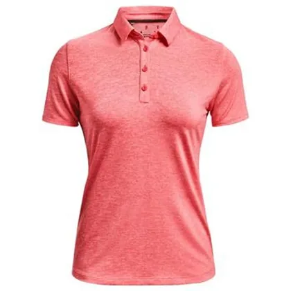 Under Armour Womens Zinger Short Sleeve Golf Polo Shirt - Vermillion