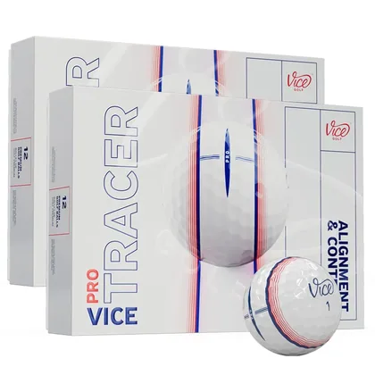 Vice Pro Tracer Golf Balls White (Double Dozen)