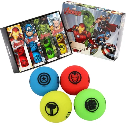 VOLVIK VIMAT LTD EDITION MARVEL AVENGERS GOLF BALLS - MULTICOLOUR