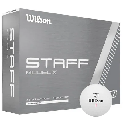 Wilson 2024 Staff Model X Golf Balls White