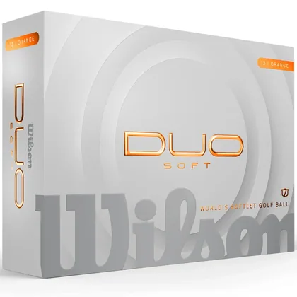 WILSON 2026 DUO SOFT GOLF BALLS - ORANGE