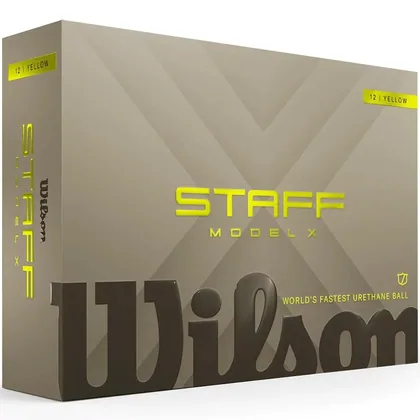WILSON 2026 STAFF MODEL X GOLF BALLS - YELLOW