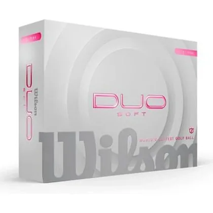 Wilson Duo Soft Golf Balls - Pink