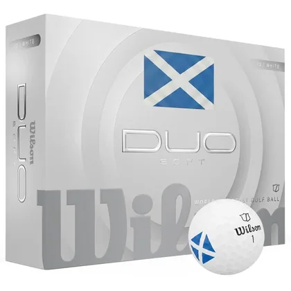 Wilson Duo Soft Scotland Golf Balls White