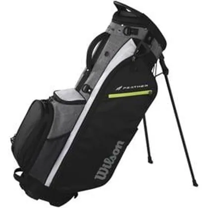 Wilson Feather Golf Stand Bag Black/Grey/White
