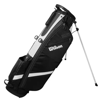 WILSON QS GOLF STAND CARRY BAG - BLACK