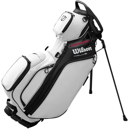 WILSON STAFF 2026 TALUS 14-WAY GOLF STAND BAG - WHITE / BLACK