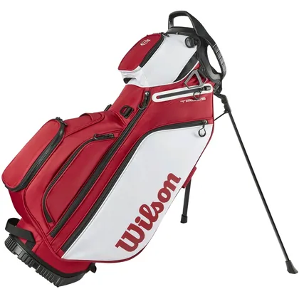 WILSON STAFF 2026 TALUS 5 GOLF STAND BAG - STAFF RED