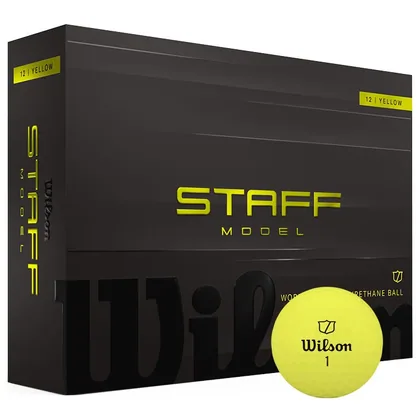 Wilson Staff Model Golf Balls Yellow