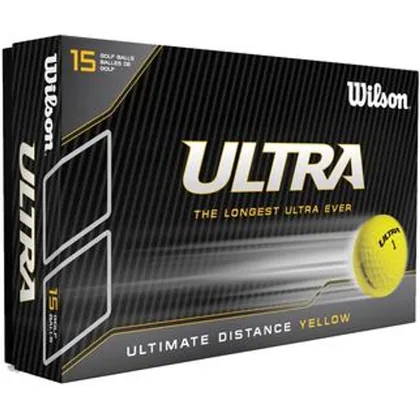 Wilson Ultra Golf Balls 2023 - Yellow