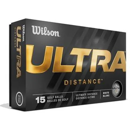 Wilson Ultra Golf Balls (15 Ball Pack) - White